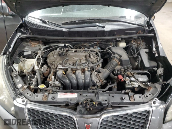 2009 Pontiac Vibe w/1SA with VIN 5Y2SP67829Z458893, listed as a Copart auction lot 84869284 with 160,224 mi miles and Non Repairable. Bid and sale history available at carsss.com. Image 12.