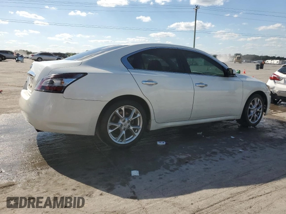 2014 Nissan Maxima S with VIN 1N4AA5AP9EC485809, listed as a Copart auction lot 58154995 with 174,201 mi miles and Non repairable. Bid and sale history available at DreamBid. Image 3.