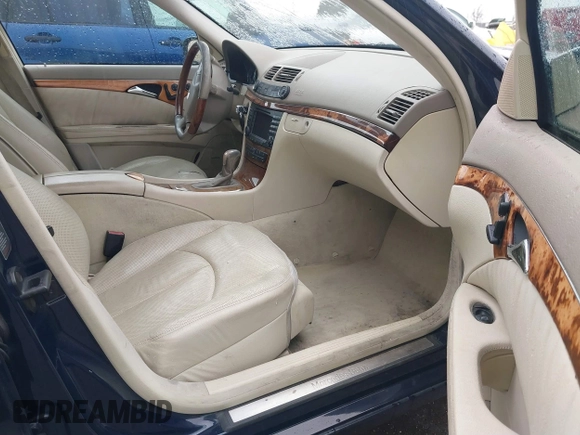 2005 Mercedes-Benz E 320 with VIN WDBUH65J45A624043, listed as a IAAI auction lot 41808006 with 190,444 mi miles and . Bid and sale history available at DreamBid. Image 5.