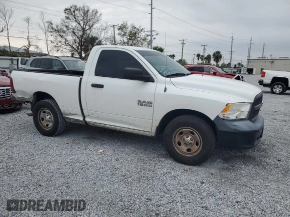2013 Ram 1500 Tradesman with VIN 3C6JR6AP3DG502356, listed as a Copart auction lot 88134775 with 61,894 mi miles and Salvage title. Bid and sale history available at DreamBid. Image 4.