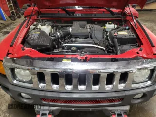 2006 Hummer H3 with VIN 5GTDN136768286831, listed as a Copart auction lot 77147574 with 193,459 mi miles and Salvage Title. Bid and sale history available at carsss.com. Image 11.