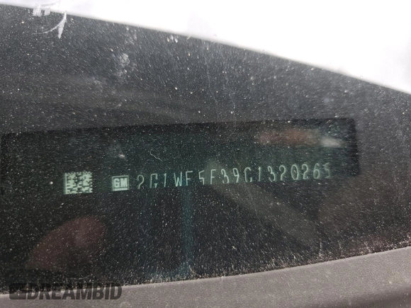 2012 Chevrolet Impala LS Fleet with VIN 2G1WF5E39C1320265, listed as a Copart auction lot 56971305 with Not provided miles and Salvage title. Bid and sale history available at DreamBid. Image 12.