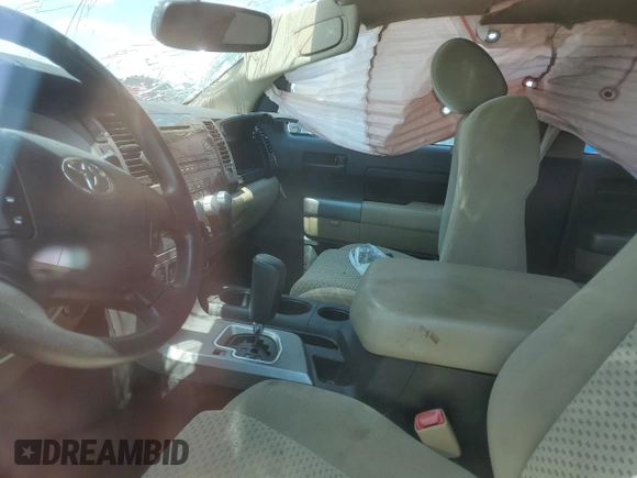 2012 Toyota Tundra 4WD Truck with VIN 5TFUW5F13CX225845, listed as a Copart auction lot 64809614 with 0 mi miles and Salvage Title. Bid and sale history available at carsss.com. Image 8.
