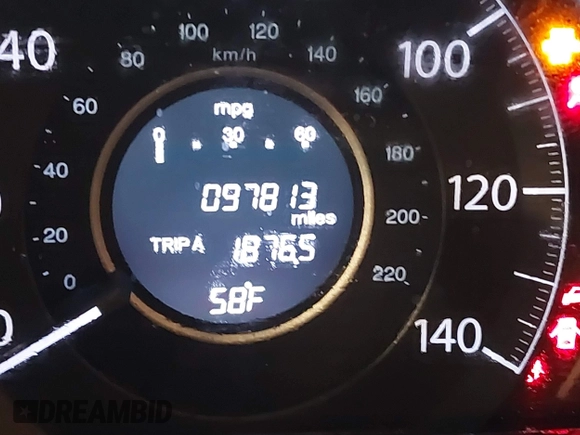 2014 Honda CR-V EX with VIN 2HKRM4H59EH702122, listed as a IAAI auction lot 41040243 with 97,813 mi miles and . Bid and sale history available at DreamBid. Image 15.
