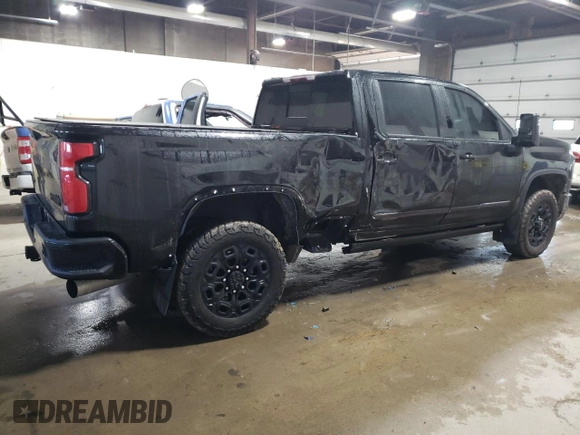 2024 Chevrolet Silverado 3500HD High Country with VIN 2GC4YVEY8R1243305, listed as a Copart auction lot 46139215 with 18,064 mi miles and Salvage Title. Bid and sale history available at carsss.com. Image 3.