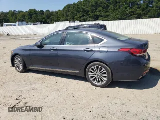 2017 Genesis G80 3.8L with VIN KMHGN4JE7HU176674, listed as a Copart auction lot 70269214 with 74,679 mi miles and Salvage Title. Bid and sale history available at carsss.com. Image 2.