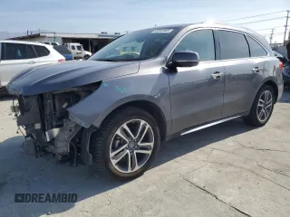 2017 Acura MDX Advance z VIN 5FRYD4H93HB037525, wystawiony jako Copart lot #45949485 z przebiegiem 199 077 mil mil oraz Szkoda całkowita • Salvage title. Historia ofert i sprzedaży dostępna na DreamBid. Obrazek 1.