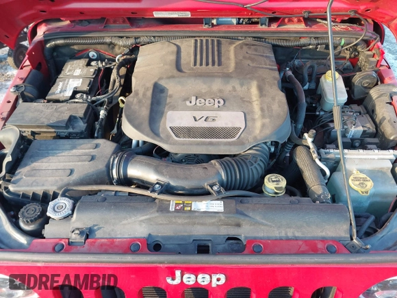 2014 Jeep Wrangler Sport with VIN 1C4AJWAG9EL295931, listed as a IAAI auction lot 41362815 with 104,881 mi miles and . Bid and sale history available at carsss.com. Image 10.