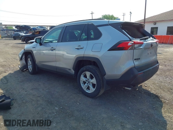 2020 Toyota RAV4 Hybrid XLE z VIN 2T3RWRFVXLW054810, wystawiony jako IAAI lot #42411211 z przebiegiem 94 523 mil mil oraz . Historia ofert i sprzedaży dostępna na DreamBid. Obrazek 3.