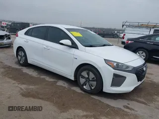 2019 Hyundai Ioniq Blue with VIN KMHC65LC6KU111920, listed as a IAAI auction lot 41494131 with 83,450 mi miles and . Bid and sale history available at DreamBid. Image 1.