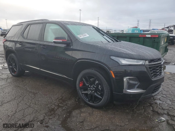 2023 Chevrolet Traverse Premier with VIN 1GNERKKWXPJ121140, listed as a Copart auction lot 84128344 with 54,853 mi miles and Salvage Title. Bid and sale history available at carsss.com. Image 4.