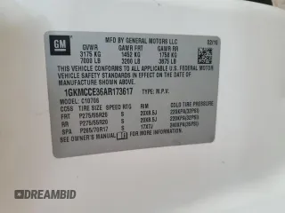2010 GMC Yukon SLT with VIN 1GKMCCE36AR173617, listed as a Copart auction lot 89143085 with 227,947 mi miles and Salvage Title. Bid and sale history available at carsss.com. Image 14.