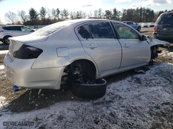 2011 Infiniti G25 Sedan x with VIN JN1DV6AR2BM451805, listed as a Copart auction lot 83650534 with 0 mi miles and Salvage Title. Bid and sale history available at carsss.com. Image 3.