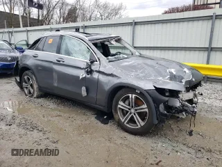 2016 Mercedes-Benz GLC with VIN WDC0G4KBXGF026205, listed as a Copart auction lot 48024815 with 0 mi miles and Salvage Title. Bid and sale history available at carsss.com. Image 4.