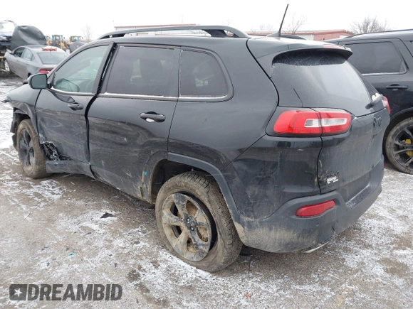 2018 Jeep Cherokee Limited with VIN 1C4PJMDX8JD530088, listed as a IAAI auction lot 41213375 with 96,210 mi miles. Bid and sale history available at carsss.com. Image 3.