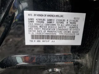 2022 Acura ILX Premium with VIN 19UDE2F79NA000696, listed as a Copart auction lot 58708225 with 16,292 mi miles and Clean title. Bid and sale history available at DreamBid. Image 12.