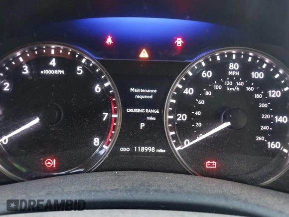 2013 Lexus GS 350 z VIN JTHBE1BL3D5026185, wystawiony jako IAAI lot #41194478 z przebiegiem 118 998 mil mil oraz . Historia ofert i sprzedaży dostępna na DreamBid. Obrazek 7.