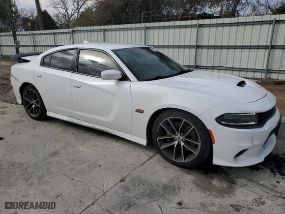 2018 Dodge Charger R/T Scat Pack with VIN 2C3CDXGJ7JH265735, listed as a Copart auction lot 84952144 with 273271 miles and Clean Title. Bid and sale history available at carsss.com. Image 4.