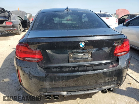 2021 BMW M2 Competition with VIN WBS2U7C09M7G58555, listed as a Copart auction lot 74292844 with 0 mi miles and Non Repairable. Bid and sale history available at carsss.com. Image 6.