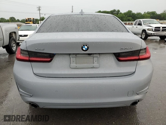 2021 BMW 3 Series 330i xDrive with VIN 3MW5R7J01M8B49397, listed as a Copart auction lot 55161355 with Not provided miles and Salvage title. Bid and sale history available at DreamBid. Image 6.