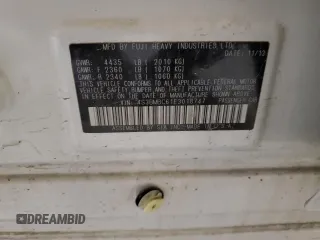 2014 Subaru Legacy Premium z VIN 4S3BMBC61E3018747, wystawiony jako Copart lot #55502445 z przebiegiem 139 524 mil mil oraz Szkoda całkowita • Salvage title. Historia ofert i sprzedaży dostępna na DreamBid. Obrazek 13.