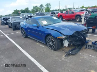 2018 Ford Mustang EcoBoost with VIN 1FA6P8TH7J5135251, listed as a IAAI auction lot 42567327 with 87,458 mi miles and . Bid and sale history available at DreamBid. Image 1.