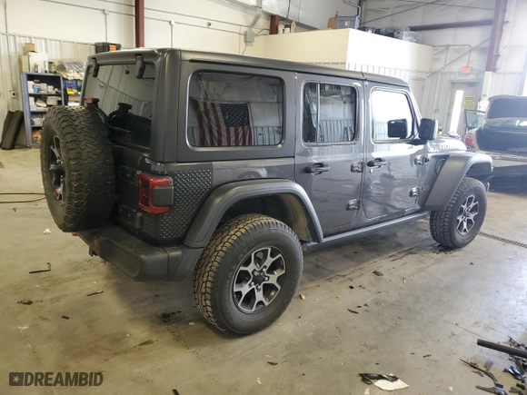2018 Jeep Wrangler Unlimited Rubicon with VIN 1C4HJXFG6JW156443, listed as a Copart auction lot 53278595 with 51,034 mi miles and Clean Title. Bid and sale history available at carsss.com. Image 3.
