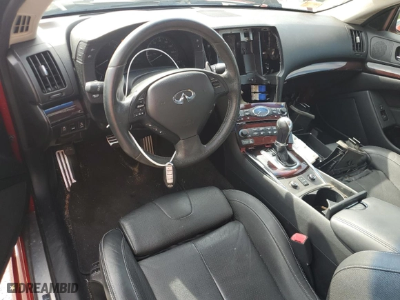 2013 Infiniti G37 Coupe x with VIN JN1CV6ELXDM980777, listed as a Copart auction lot 73559934 with 49,397 mi miles and Non Repairable. Bid and sale history available at carsss.com. Image 8.