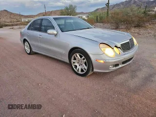 2003 Mercedes-Benz E-Class 5.0L with VIN WDBUF70J83A252853, listed as a Copart auction lot 77914304 with 181,702 mi miles and Clean Title. Bid and sale history available at carsss.com. Image 1.