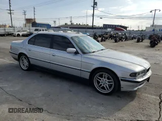 1999 BMW 7 Series 740il with VIN WBAGH8332XDP02624, listed as a Copart auction lot 72588834 with 100,650 mi miles and Salvage Title. Bid and sale history available at carsss.com. Image 4.
