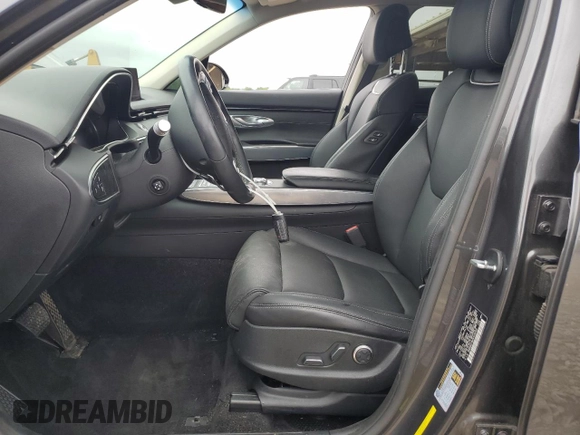 2022 Genesis GV70 2.5T with VIN KMUMADTBXNU030039, listed as a Copart auction lot 58496015 with 63,773 mi miles and Salvage title. Bid and sale history available at DreamBid. Image 7.