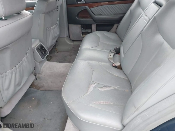 1995 Mercedes-Benz S Class with VIN WDBGA33E7SA279768, listed as a IAAI auction lot 41491472 with NaN miles. Bid and sale history available at carsss.com. Image 8.