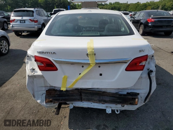 2019 Nissan Sentra S с VIN 3N1AB7AP4KY361732, выставлен на аукционе Copart как лот 59713525 с пробегом 99 114 миль миль и Списание • Salvage title. История ставок и продаж доступна на DreamBid. Изображение 6.