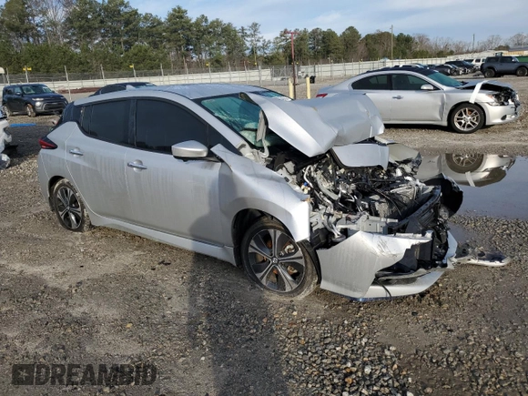 2022 Nissan LEAF SV Plus with VIN 1N4BZ1CV3NC562692, listed as a Copart auction lot 86774754 with Not Provided miles and Salvage Title. Bid and sale history available at DreamBid. Image 4.