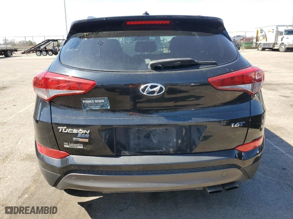 2016 Hyundai Tucson Sport with VIN KM8J33A26GU037727, listed as a Copart auction lot 49599125 with 139,933 mi miles and Clean Title. Bid and sale history available at carsss.com. Image 6.