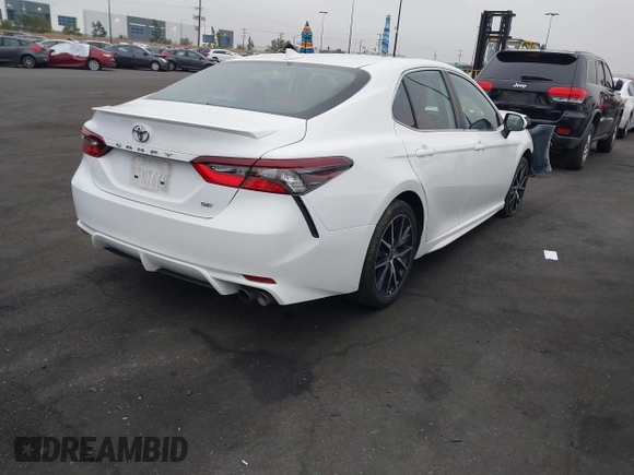 2023 Toyota Camry SE with VIN 4T1G11AK1PU774144, listed as a IAAI auction lot 42153603 with 30,239 mi miles. Bid and sale history available at carsss.com. Image 4.