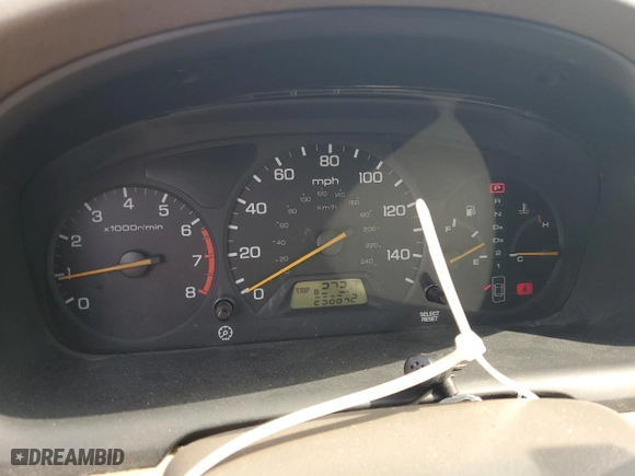 2001 Honda Accord Sdn EX w/Leather with VIN 1HGCG16531A049675, listed as a Copart auction lot 48961225 with 258,842 mi miles and Salvage Title. Bid and sale history available at carsss.com. Image 9.