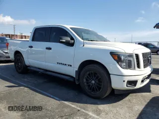 2018 Nissan Titan SV with VIN 1N6AA1E68JN533364, listed as a Copart auction lot 56190705 with 75,314 mi miles and Salvage Title. Bid and sale history available at DreamBid. Image 4.