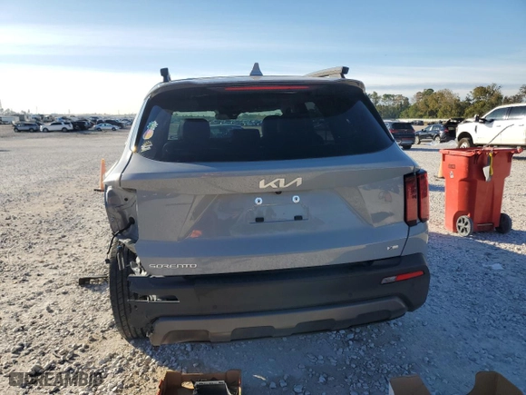 2023 Kia Sorento X-Line S with VIN 5XYRLDLC4PG220435, listed as a Copart auction lot 83184224 with 20,065 mi miles and Salvage Title. Bid and sale history available at carsss.com. Image 6.