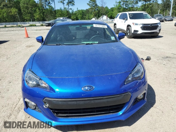 2015 Subaru BRZ Limited with VIN JF1ZCAC18F9607492, listed as a Copart auction lot 52791505 with 72,796 mi miles and Salvage Title. Bid and sale history available at carsss.com. Image 5.