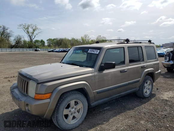 2006 Jeep Commander with VIN 1J8HG48NX6C275431, listed as a Copart auction lot 55094215 with 203,893 mi miles and Clean Title. Bid and sale history available at DreamBid. Image 1.