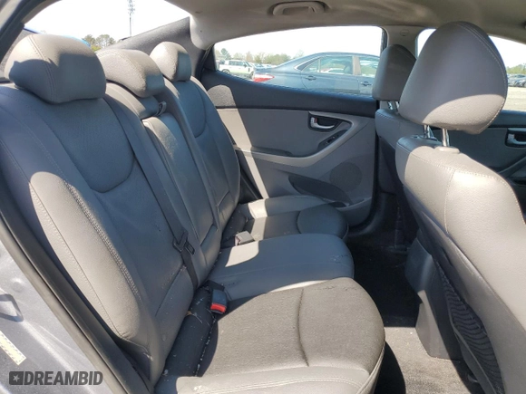 2015 Hyundai Elantra Limited with VIN KMHDH4AE7FU448597, listed as a Copart auction lot 51465445 with 134,500 mi miles and Salvage Title. Bid and sale history available at carsss.com. Image 10.