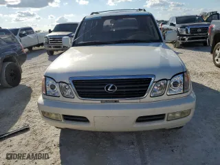 2001 Lexus LX 470 with VIN JTJHT00W413510279, listed as a Copart auction lot 75103974 with 0 mi miles and Non Repairable. Bid and sale history available at carsss.com. Image 5.