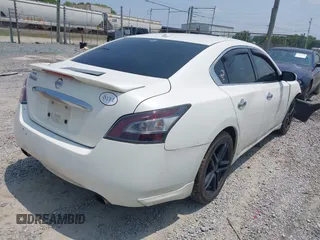 2012 Nissan Maxima SV with VIN 1N4AA5AP5CC849544, listed as a IAAI auction lot 42404028 with Not provided miles and . Bid and sale history available at DreamBid. Image 4.