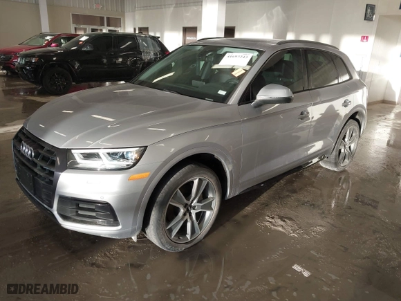 2019 Audi Q5 Premium Plus with VIN WA1BNAFY8K2034380, listed as a IAAI auction lot 41697243 with 80,377 mi miles. Bid and sale history available at carsss.com. Image 19.