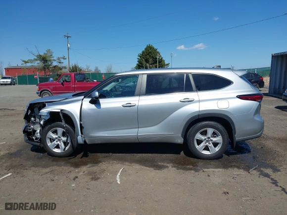 2023 Toyota Highlander L with VIN 5TDKDRAH6PS502220, listed as a IAAI auction lot 41907736 with 67,977 mi miles. Bid and sale history available at carsss.com. Image 14.