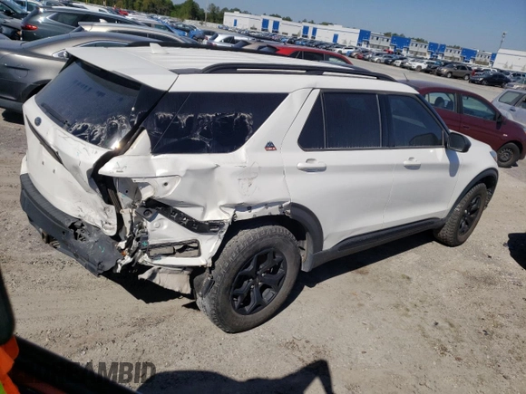 2022 Ford Explorer Timberline with VIN 1FMSK8JHXNGA36293, listed as a Copart auction lot 87422514 with 112,283 mi miles and Salvage Title. Bid and sale history available at carsss.com. Image 3.