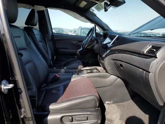 2020 Honda Ridgeline Black Edition with VIN 5FPYK3F83LB018050, listed as a Copart auction lot 68077804 with 39,432 mi miles and Salvage Title. Bid and sale history available at carsss.com. Image 7.