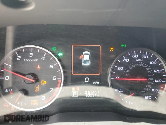 2022 Subaru WRX Premium with VIN JF1VBAH63N8011006, listed as a Copart auction lot 62691365 with 50,031 mi miles and Salvage title. Bid and sale history available at DreamBid. Image 9.