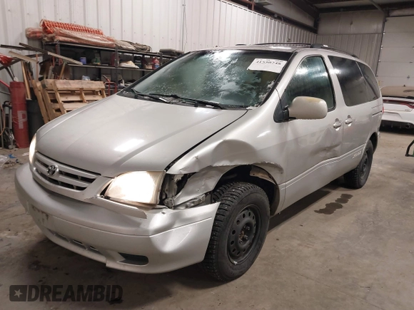 2003 Toyota Sienna LE with VIN 4T3ZF13C53U528294, listed as a IAAI auction lot 41550248 with 192,907 mi miles. Bid and sale history available at carsss.com. Image 17.
